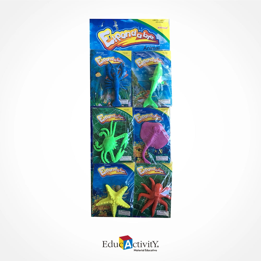 Animales Expandibles de Plástico