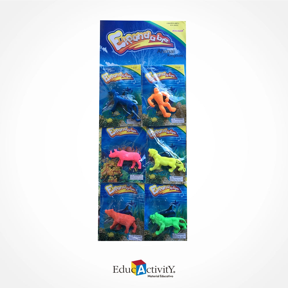 Animales Expandibles de Plástico