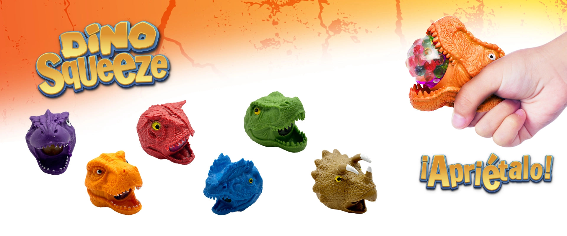 Dino Squeeze Antiestrés - Dinosaurio Squeeze