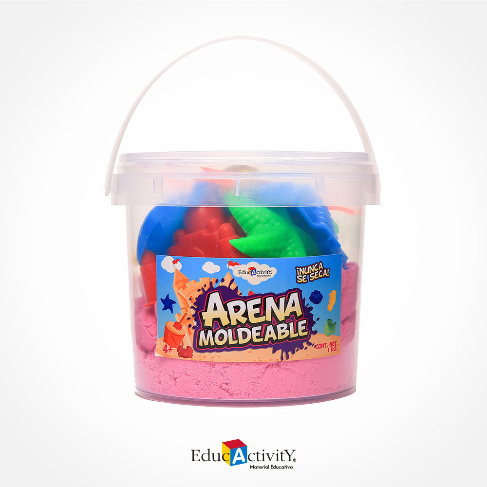 Cubeta con Arena Moldeable 1kg