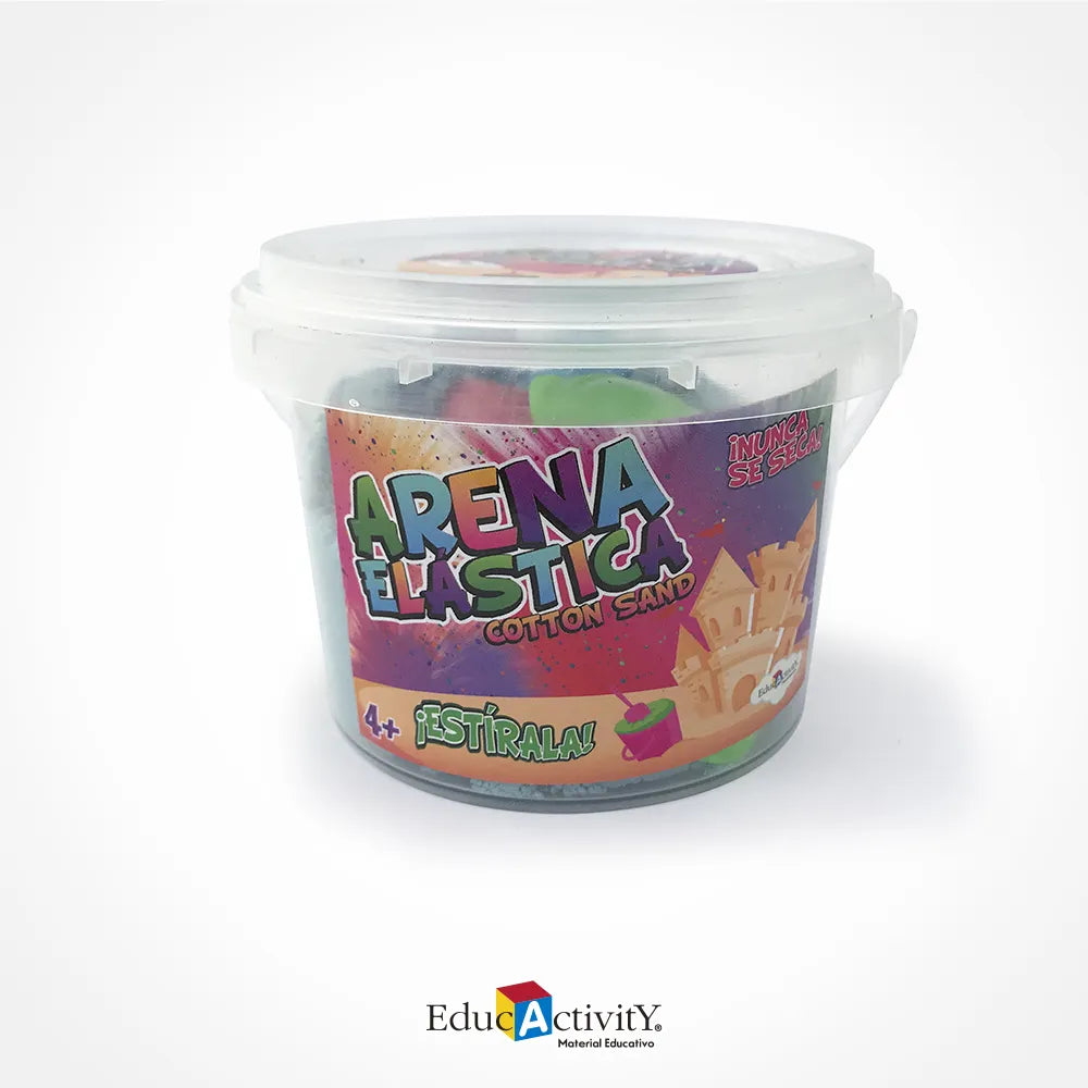 Cubeta con Arena Elástica 180g