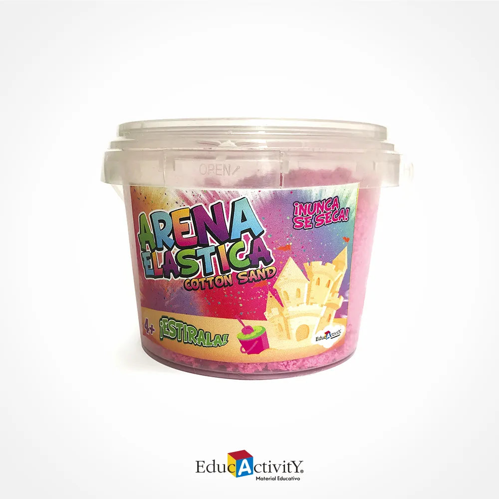 Cubeta con Arena Elástica 180g