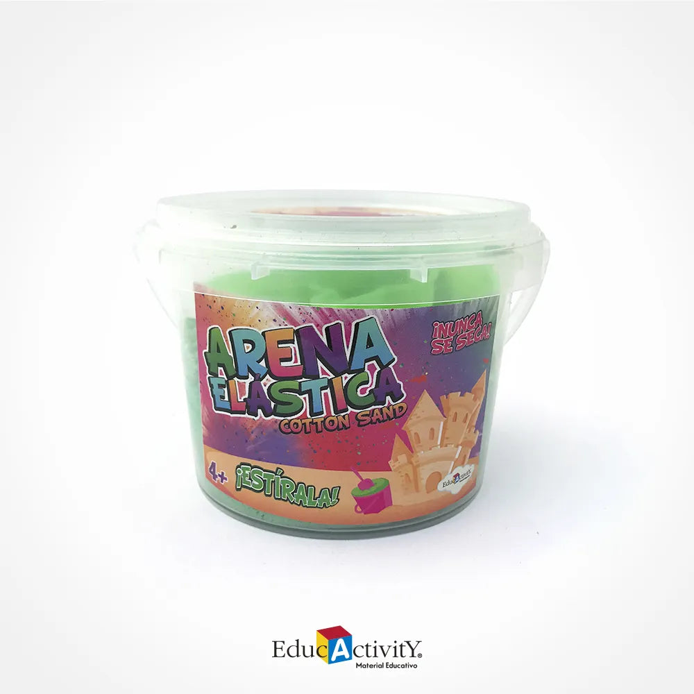 Cubeta con Arena Elástica 180g