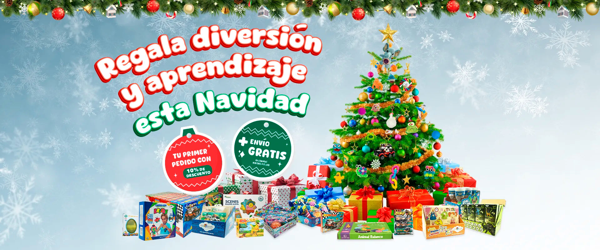 Regala Diversión y Aprendizaje esta Navidad